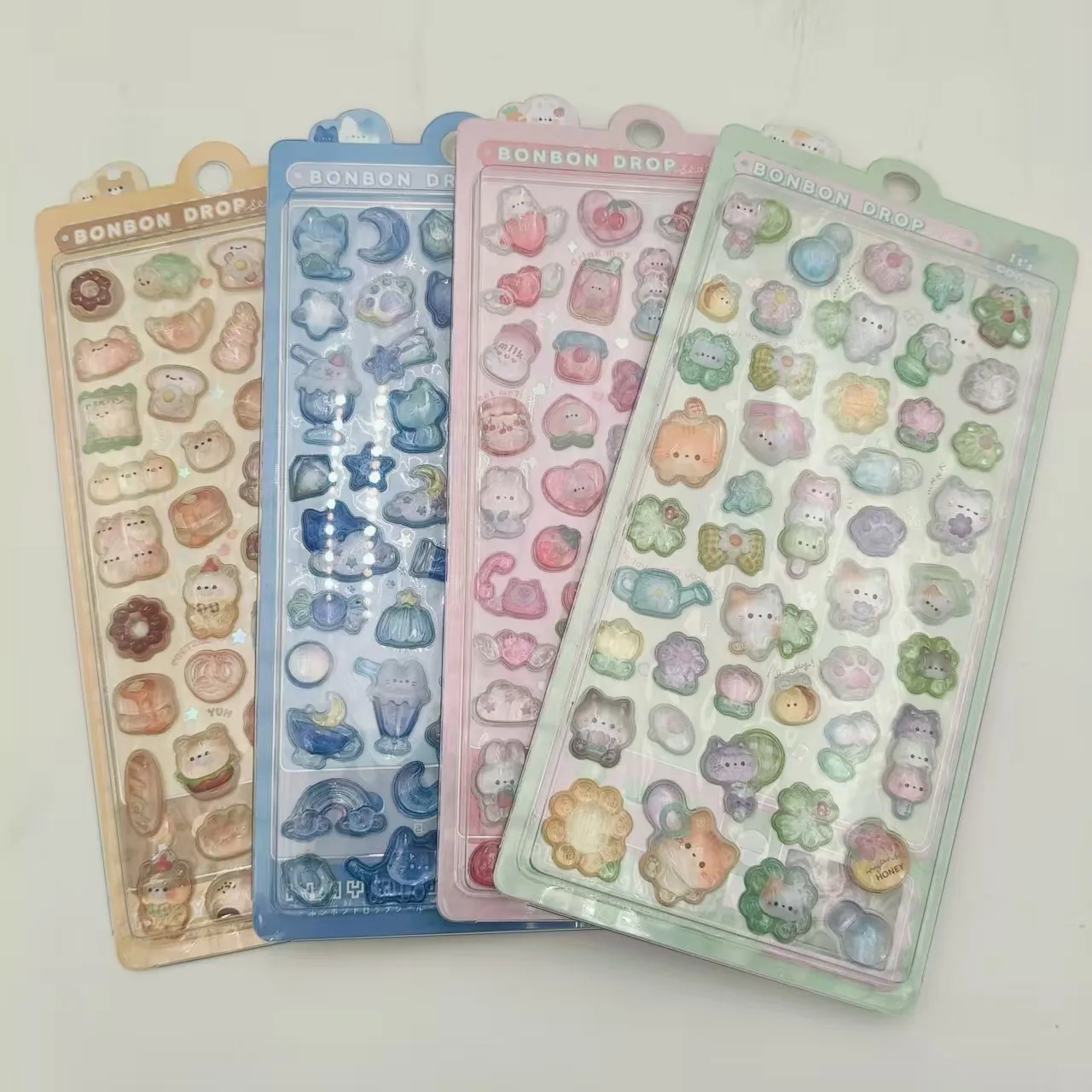 3D रिलीफ मुलांचे स्टिकर्स पाठवण्यासाठी तयार आहेत