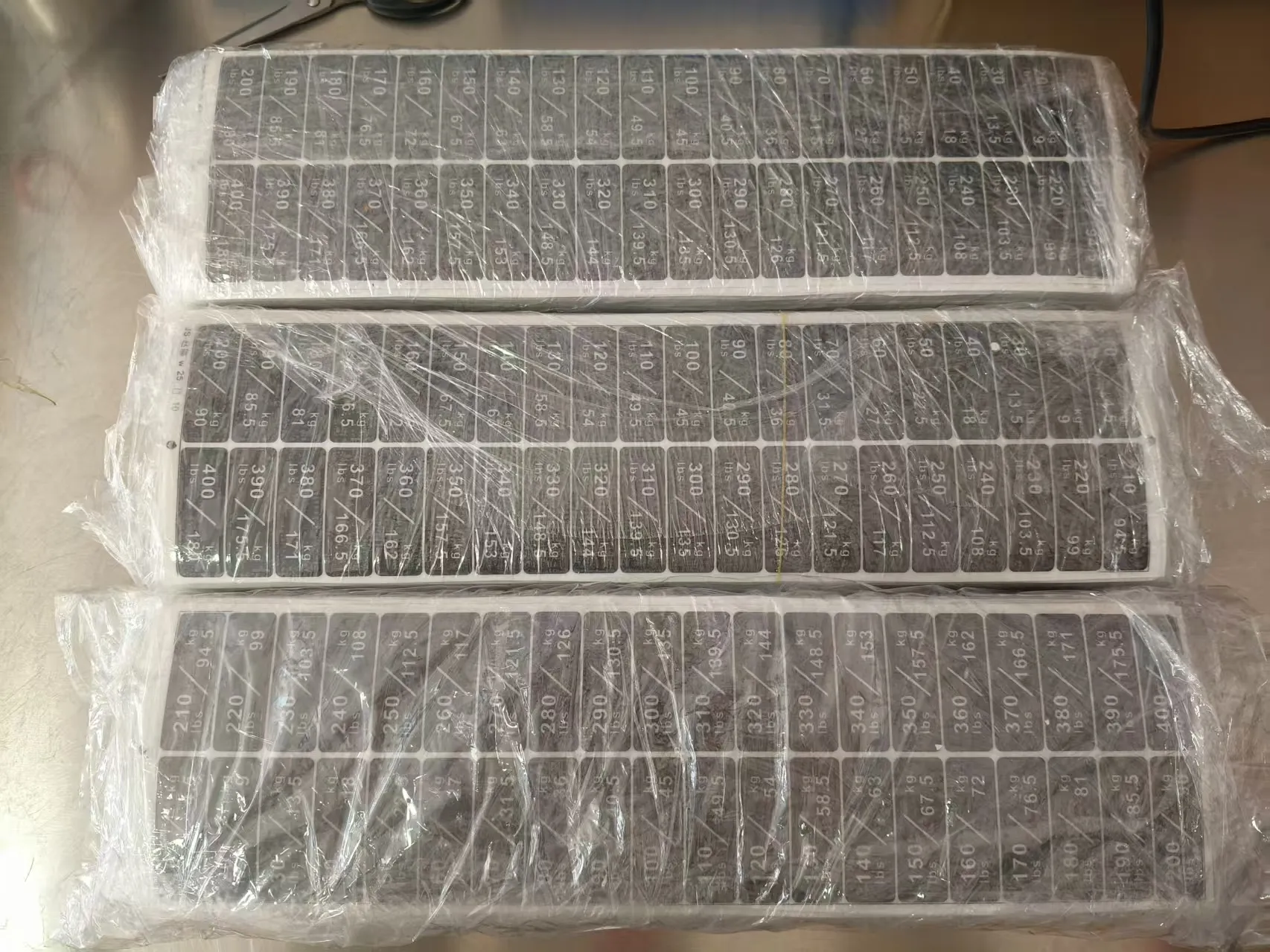 JOJO पॅक जिम उपकरणे प्लास्टिक स्टिकर