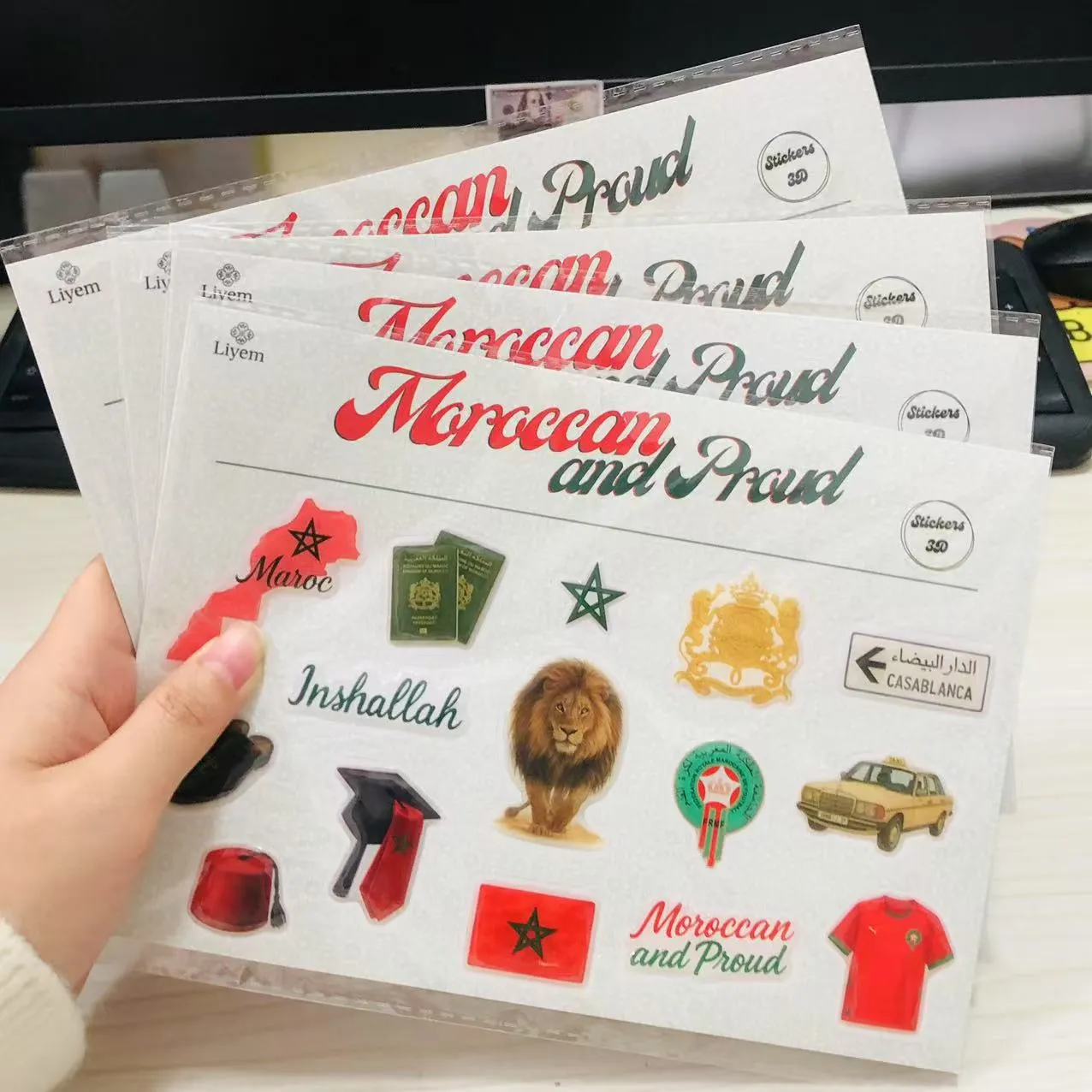 डोम इपॉक्सी राळ स्टिकर्स